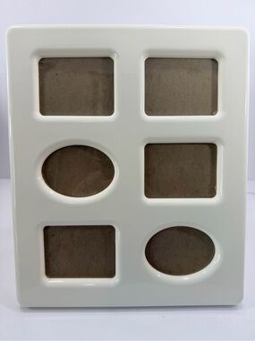 VTG Tupperware Memory Mates Collage Picture Frame 2262B-1 Almond Cottagecore
